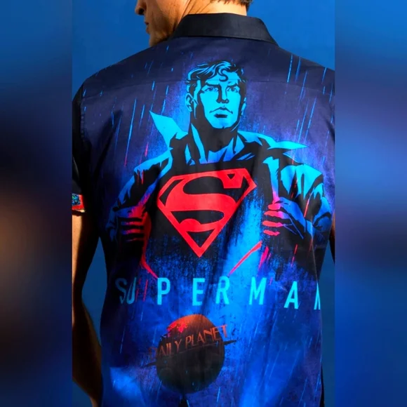 Robert Graham Multicolor Superman Graphic Men's T-Shirt ALL SIZES